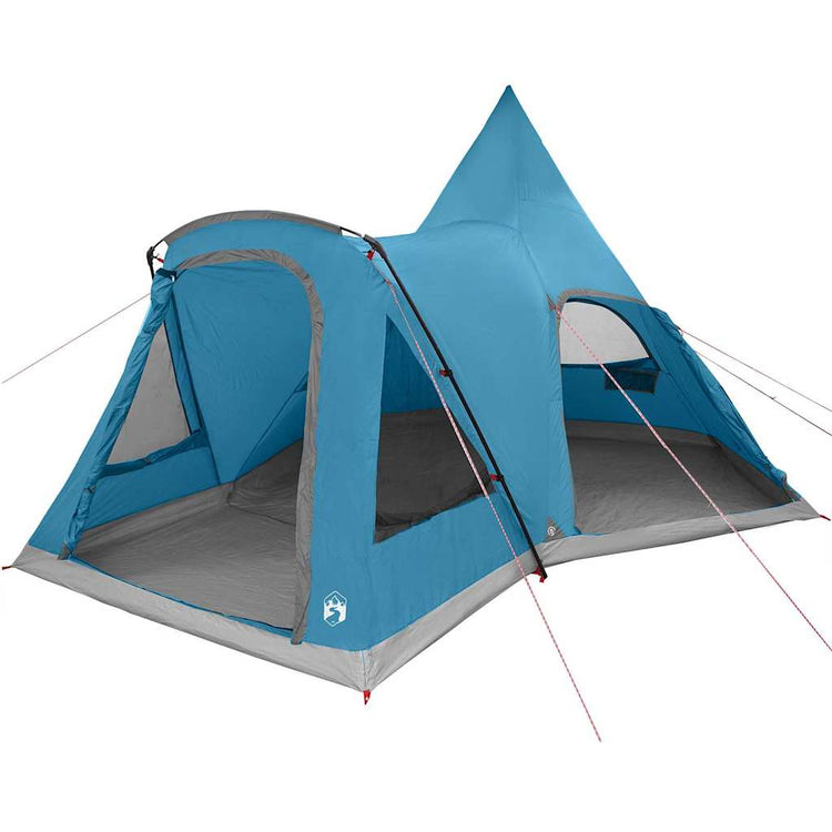 Tente tipi Vidaxl avec toit avec rangement bleu 545 x 450 x 295 cm
