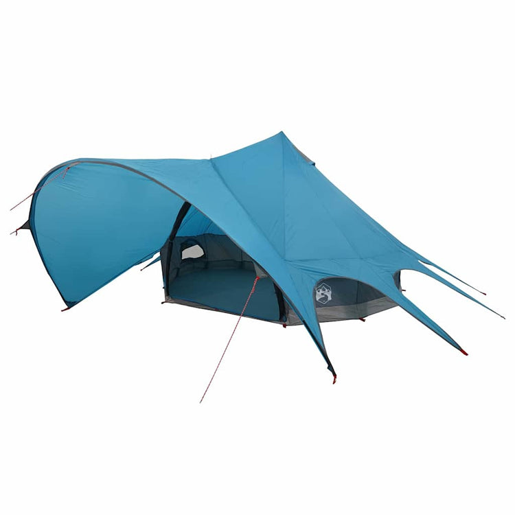 Tente tipi Vidaxl avec toit bleu et gris 600 x 600 x 347 cm