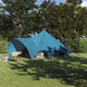 Tente tipi Vidaxl avec toit bleu et gris 600 x 600 x 347 cm