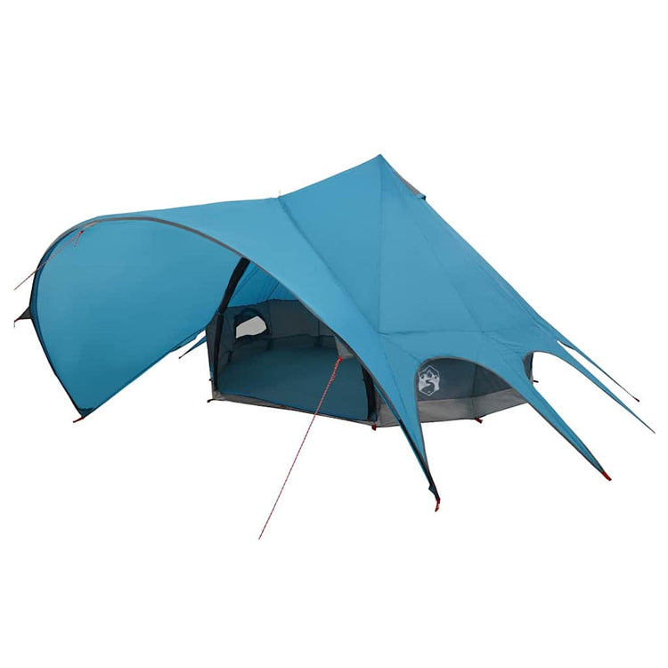 Tente tipi Vidaxl avec toit bleu et gris 600 x 600 x 347 cm