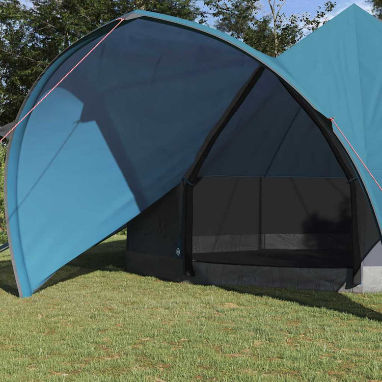 Tente tipi Vidaxl avec toit bleu et gris 600 x 600 x 347 cm
