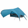 Tente tipi Vidaxl avec toit bleu et gris 600 x 600 x 347 cm
