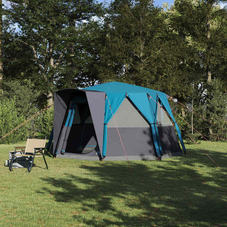 Tente maison Vidaxx avec toit avec rangement bleu 425 x 396 x 222 cm