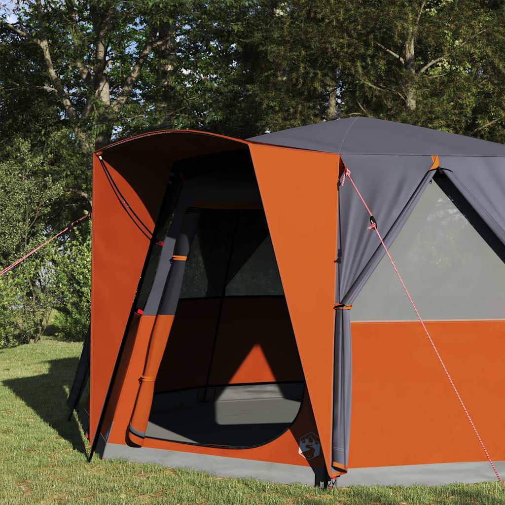 Tente maison Vidaxx avec toit gris et orange 425 x 396 x 222 cm
