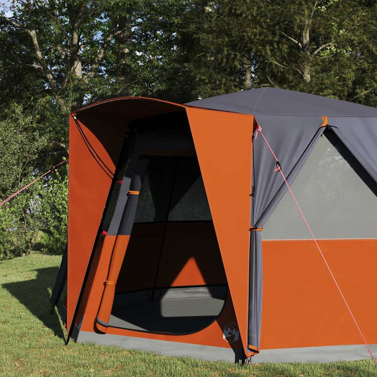 Tente maison Vidaxx avec toit gris et orange 425 x 396 x 222 cm