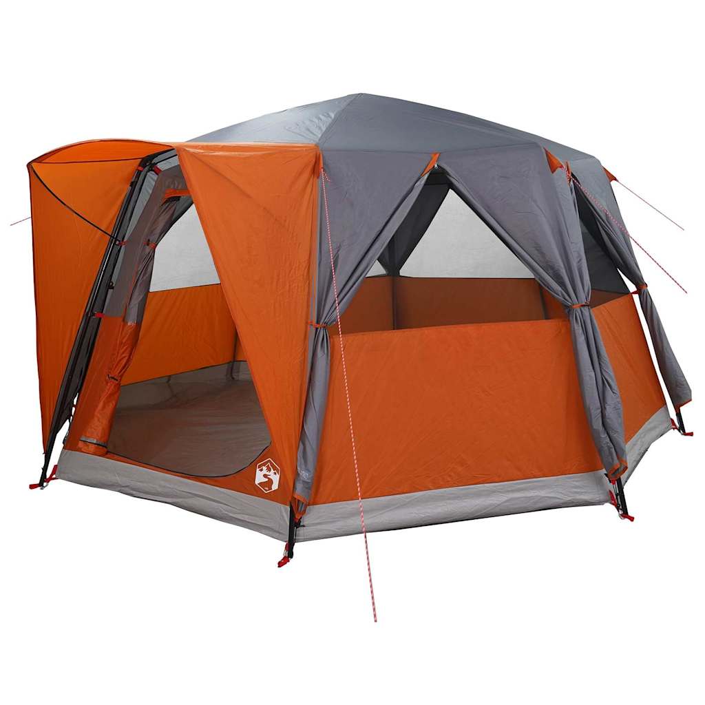 Tente maison Vidaxx avec toit gris et orange 425 x 396 x 222 cm