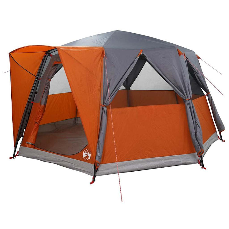 Tente maison Vidaxx avec toit gris et orange 425 x 396 x 222 cm