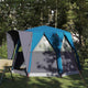 Tente maison Vidaxx avec toit bleu et gris 320 x 320 x 203 cm