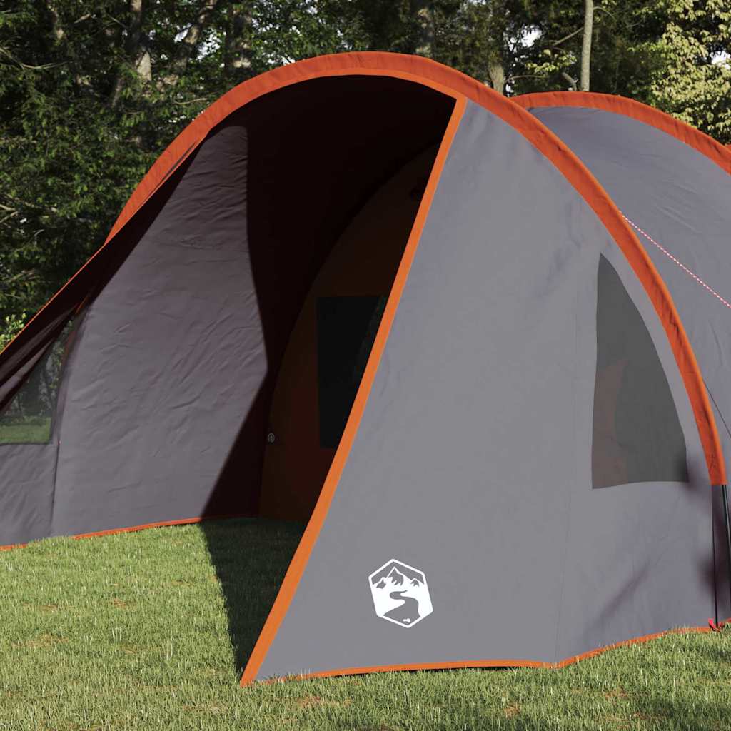 Tente tunnel Vidaxx avec toit gris et orange 778 x 356 x 210 cm