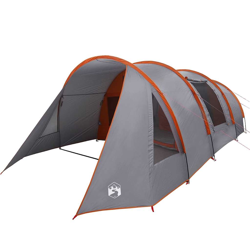 Tente tunnel Vidaxx avec toit gris et orange 778 x 356 x 210 cm