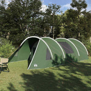 Tente tunnel Vidaxx avec toit avec rangement vert et blanc 778 x 356 x 210 cm - afbeelding 1