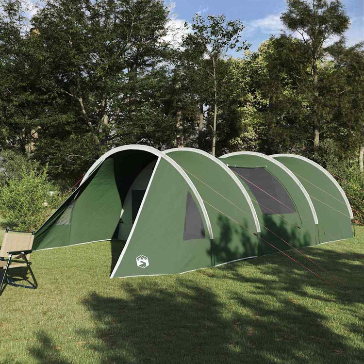 Tente tunnel Vidaxx avec toit avec rangement vert et blanc 778 x 356 x 210 cm