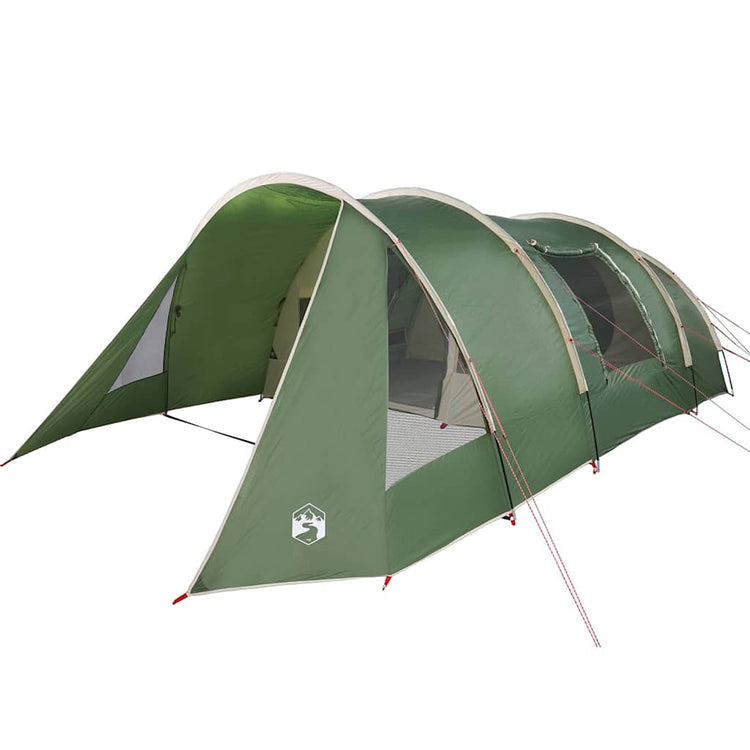 Tente tunnel Vidaxx avec toit avec rangement vert et blanc 778 x 356 x 210 cm