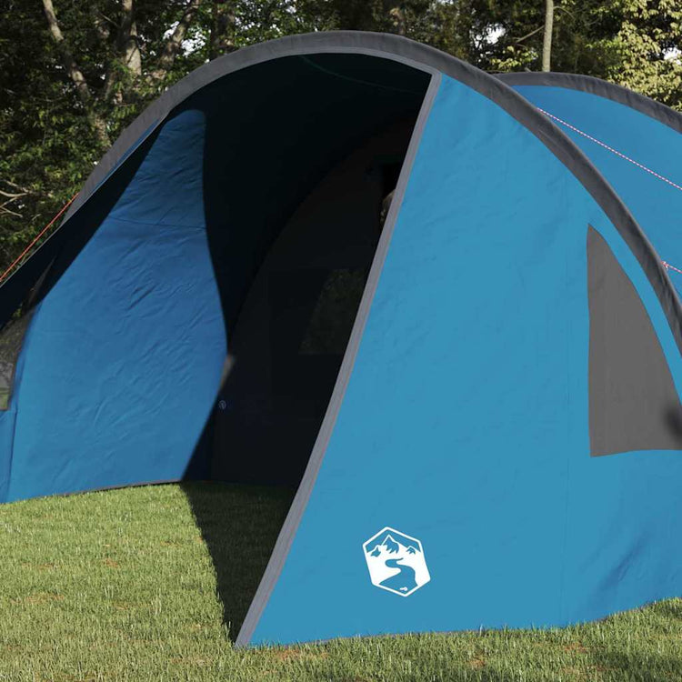 Tente tunnel Vidaxx avec toit avec rangement bleu et gris 778 x 356 x 210 cm