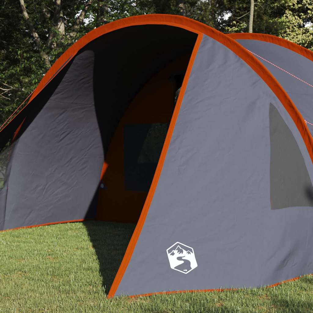 Tente tunnel Vidaxx avec toit gris et orange 778 x 356 x 210 cm
