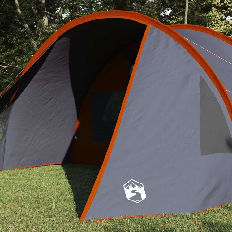 Tente tunnel Vidaxx avec toit gris et orange 778 x 356 x 210 cm