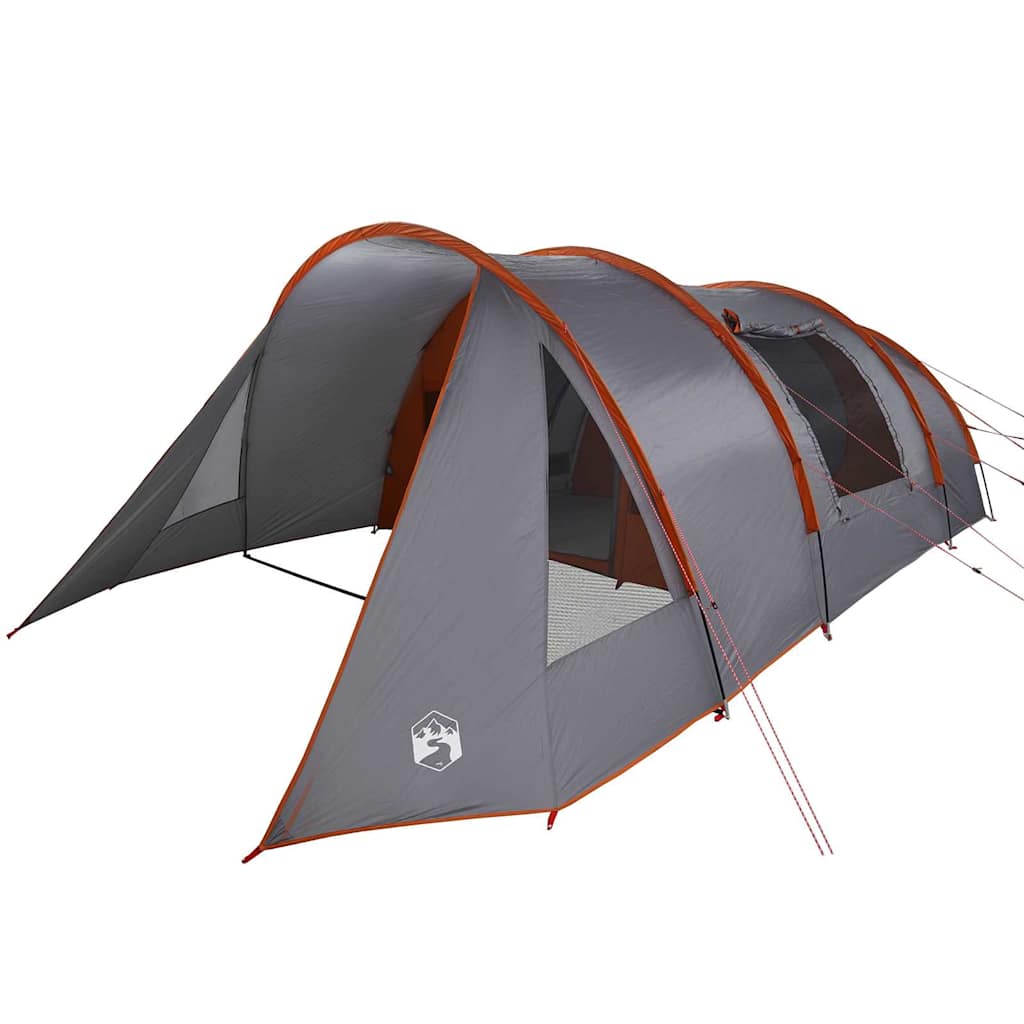 Tente tunnel Vidaxx avec toit gris et orange 778 x 356 x 210 cm