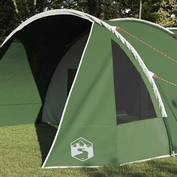 Tente tunnel Vidaxx avec toit avec rangement vert et blanc 778 x 356 x 210 cm