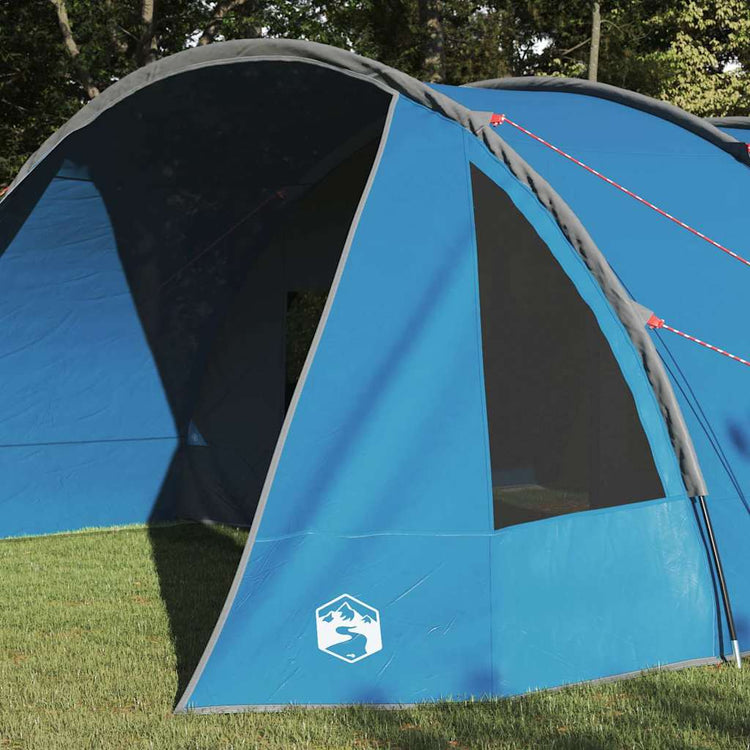 Tente tunnel Vidaxx avec toit avec rangement bleu et gris 778 x 356 x 210 cm