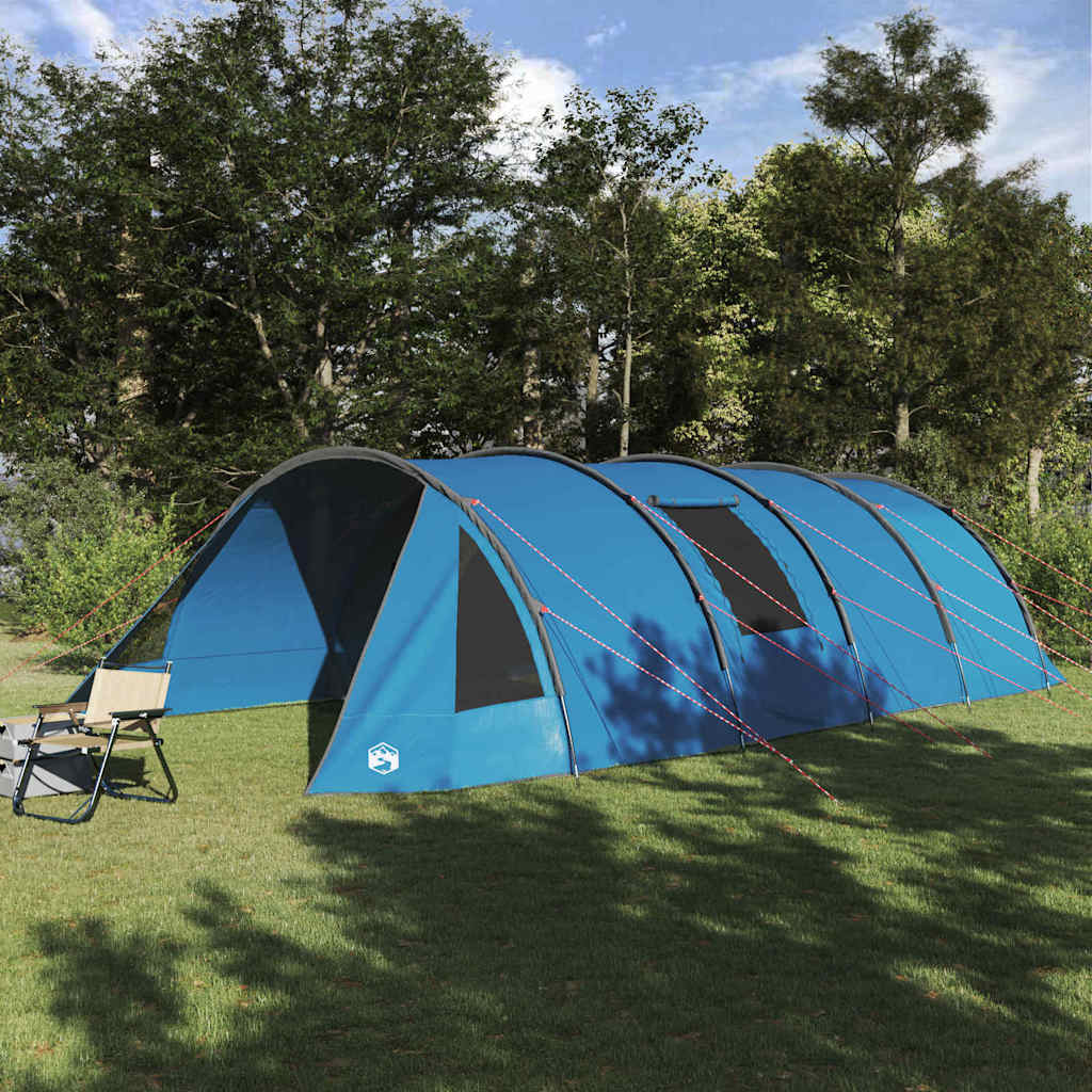 Tente tunnel Vidaxx avec toit avec rangement bleu et gris 778 x 356 x 210 cm