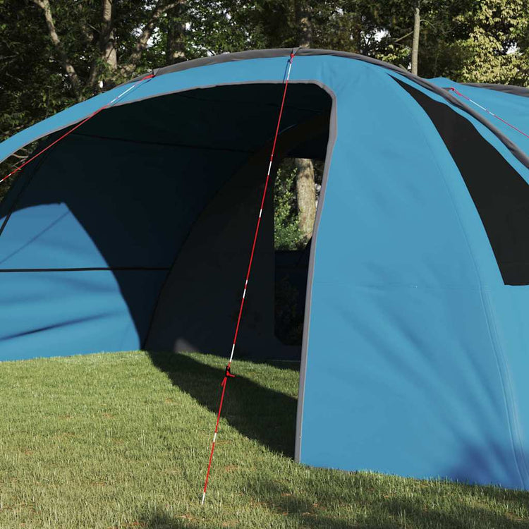 Tente tunnel Vidaxx avec toit avec rangement bleu et gris 700 x 590 x 215 cm