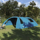 Tente tunnel Vidaxx avec toit avec rangement bleu et gris 700 x 590 x 215 cm