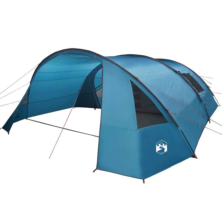 Tente tunnel Vidaxx avec toit avec rangement bleu et gris 700 x 590 x 215 cm