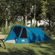 Tente tunnel Vidaxx avec toit avec rangement bleu et gris 328 x 228 x 115 cm