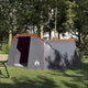 Tente tunnel Vidaxx avec toit gris et orange 318 x 275 x 140 cm