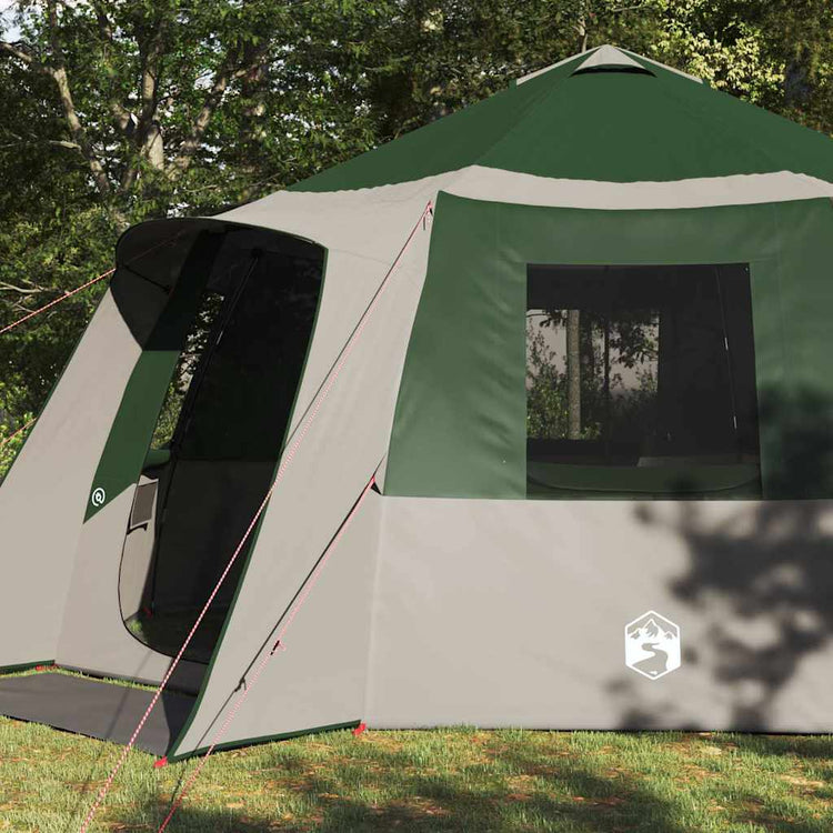 Tente maison Vidaxx avec toit vert et gris 500 x 500 x 294 cm