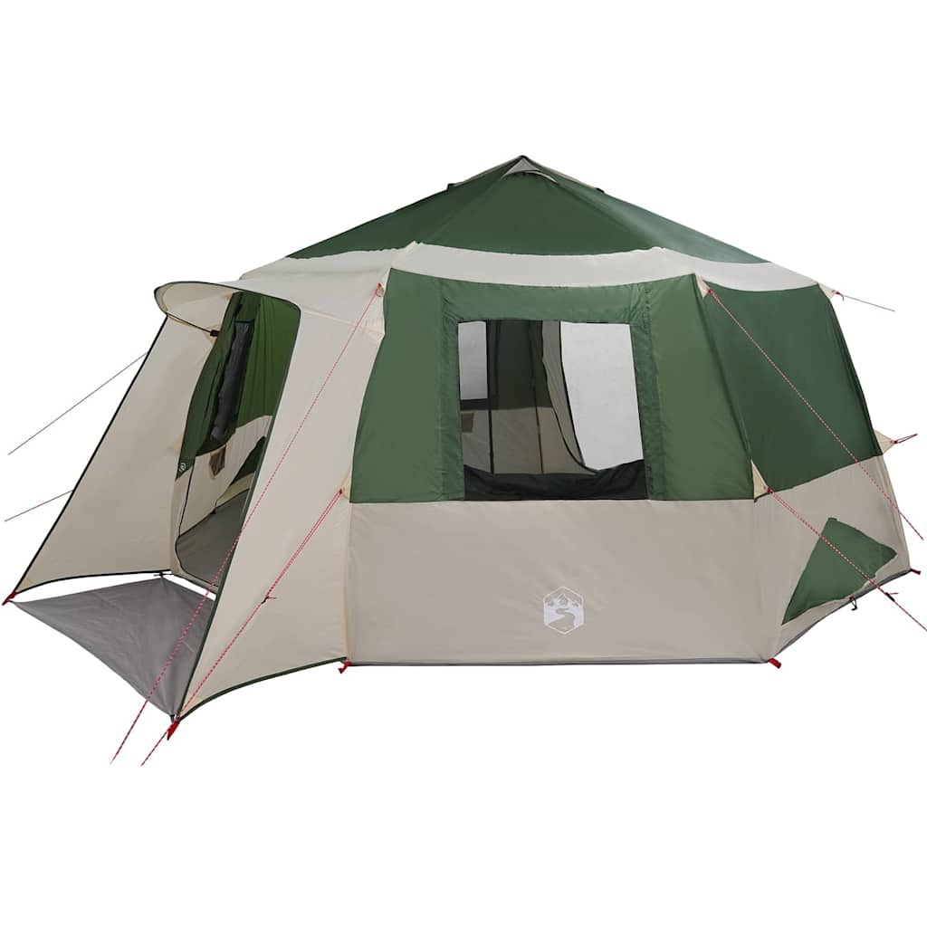 Tente maison Vidaxx avec toit vert et gris 500 x 500 x 294 cm