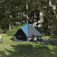 Tente tipi Vidaxl avec toit bleu et gris 490 x 410 x 210 cm