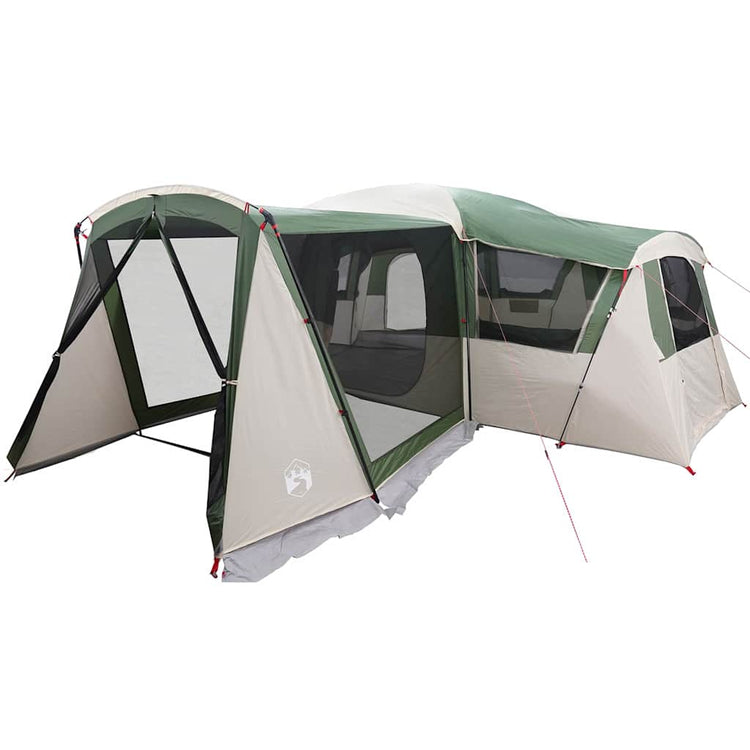 Tente familiale Vidaxx avec toit avec rangements vert et blanc 745 x 700 x 217 cm