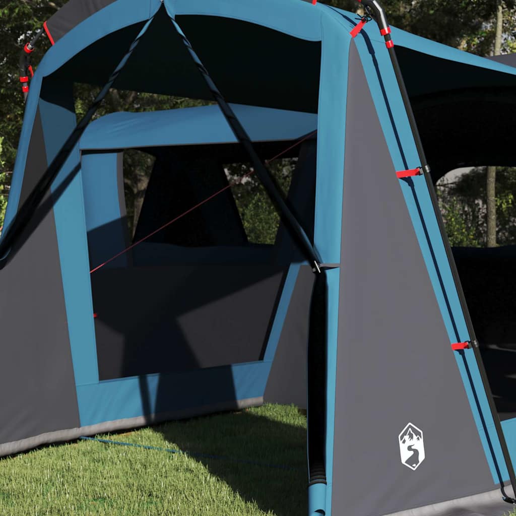 Tente familiale Vidaxx avec toit avec rangements bleu et gris 745 x 700 x 217 cm
