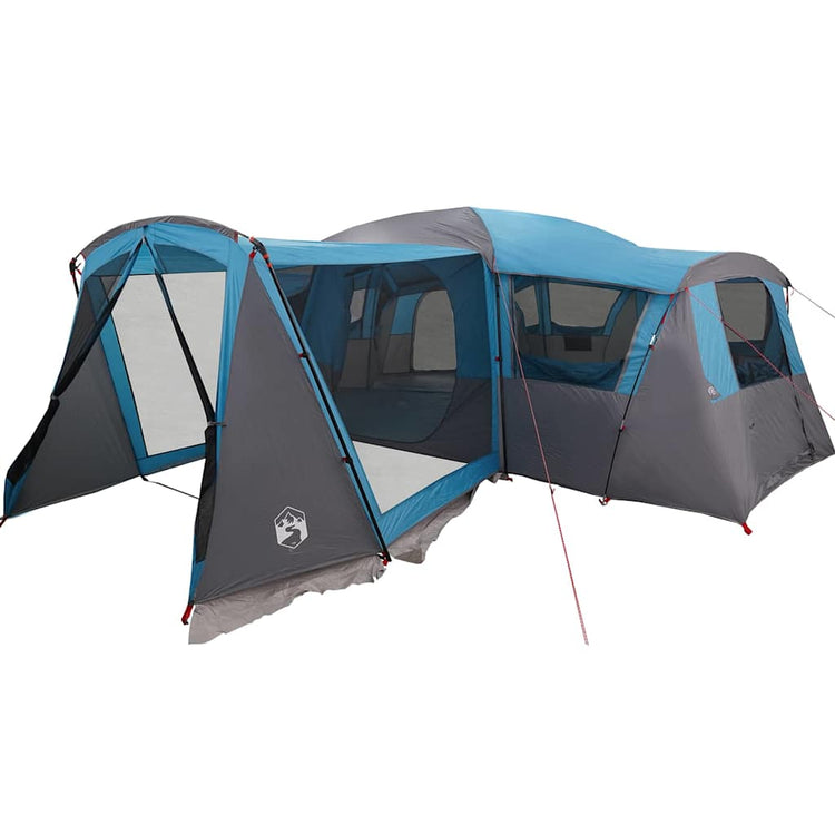 Tente familiale Vidaxx avec toit avec rangements bleu et gris 745 x 700 x 217 cm