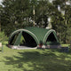 Tente familiale Vidaxx avec toit avec rangements vert et gris 460 x 430 x 214 cm