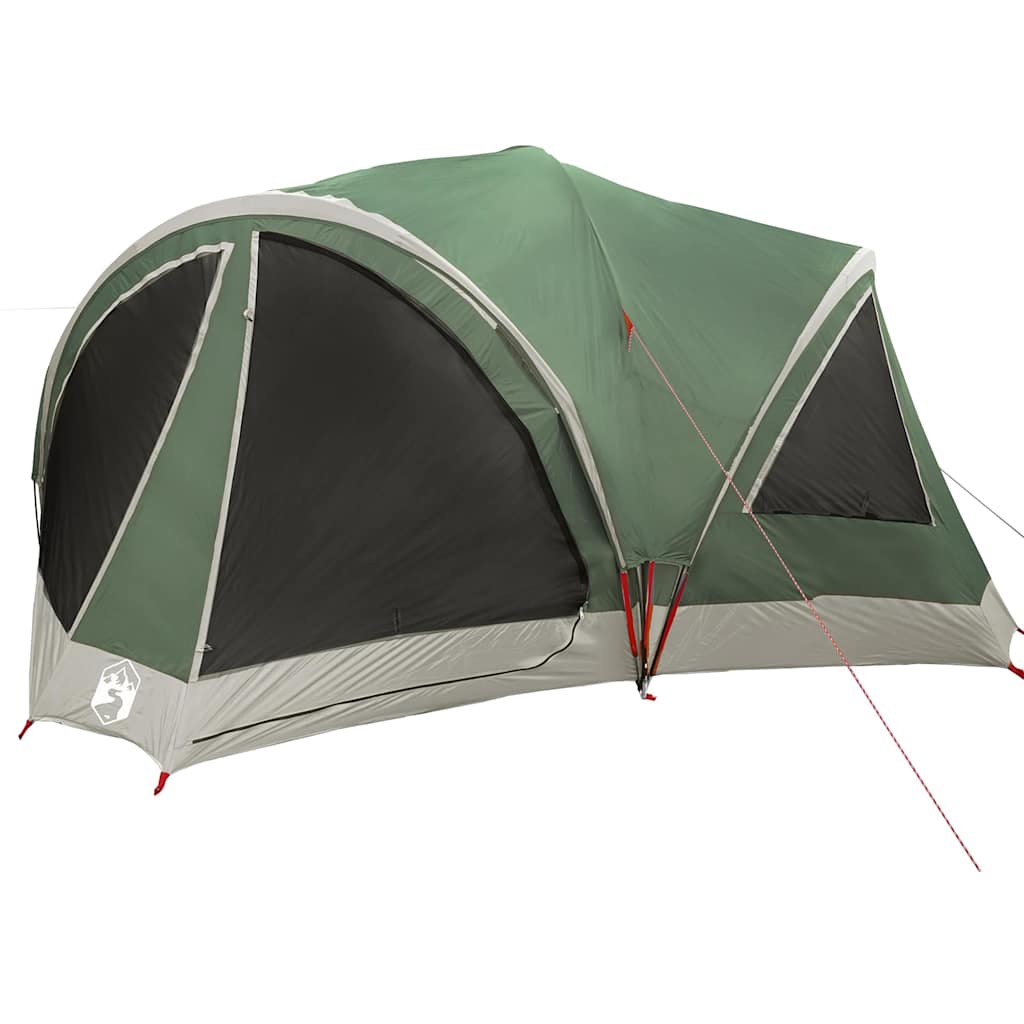 Tente familiale Vidaxx avec toit avec rangements vert et gris 460 x 430 x 214 cm