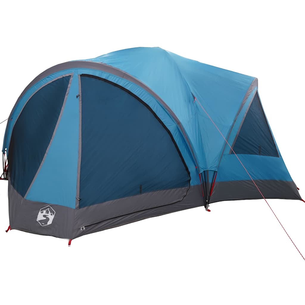 Tente familiale Vidaxx avec toit avec rangements bleu et gris 460 x 430 x 214 cm