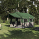 Tente familiale Vidaxx avec toit avec rangements vert et blanc 324 x 255 x 230 cm