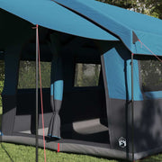 Tente familiale Vidaxx avec toit avec rangements bleu et gris 324 x 255 x 230 cm - afbeelding 3