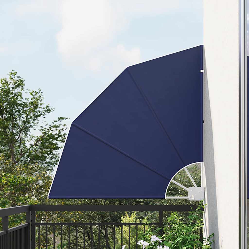 VidaXL brise-vue pour balcon bleu marine 115 x 115 cm polyester