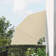 Vidaxxl brise-vue pour balcon beige 115 x 115 cm polyester
