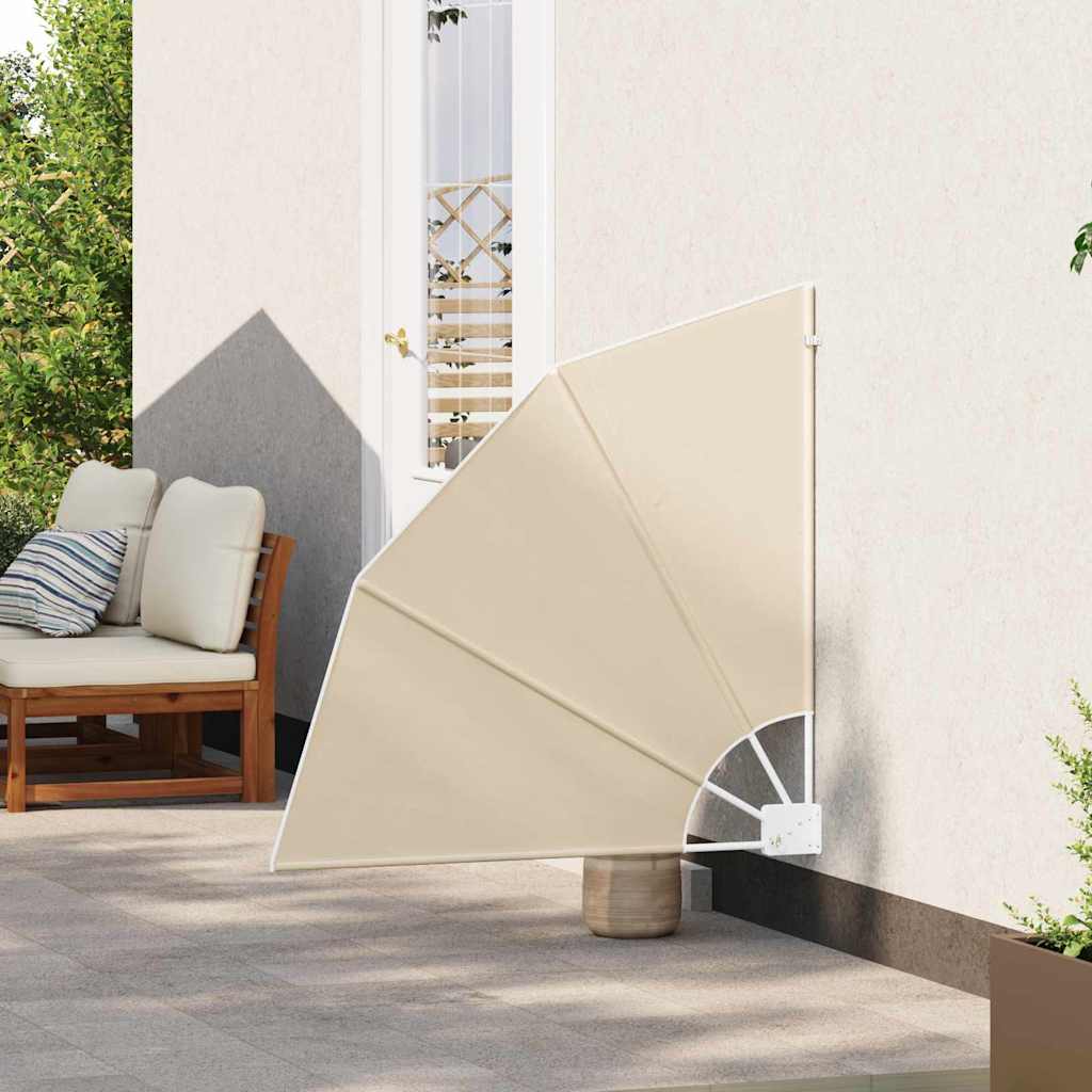 Vidaxxl brise-vue pour balcon beige 115 x 115 cm polyester