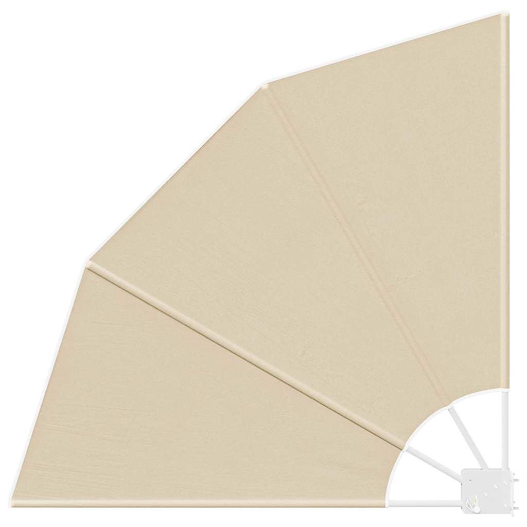 Vidaxxl brise-vue pour balcon beige 115 x 115 cm polyester