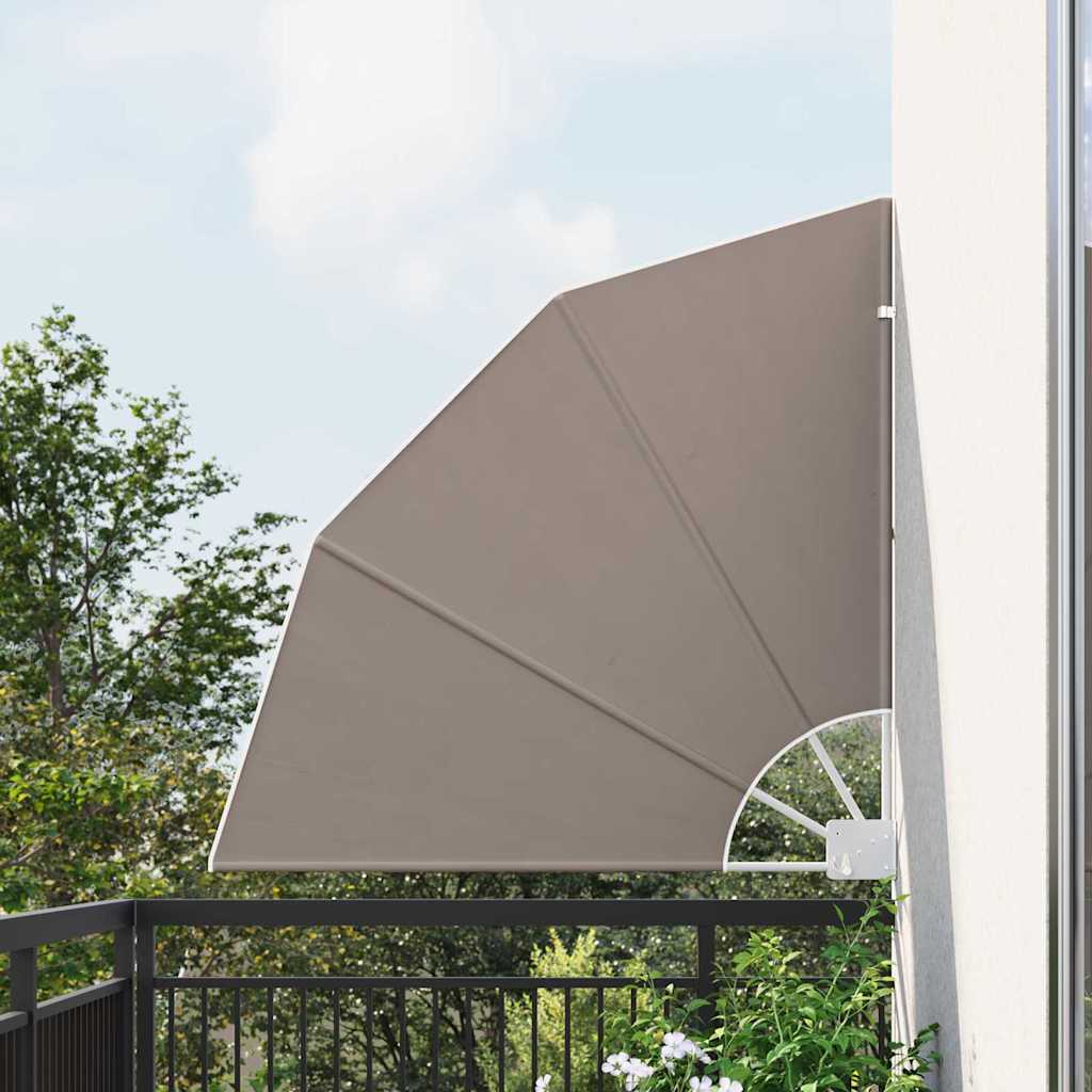 Vidaxxl brise-vue pour balcon taupe 115 x 115 cm polyester
