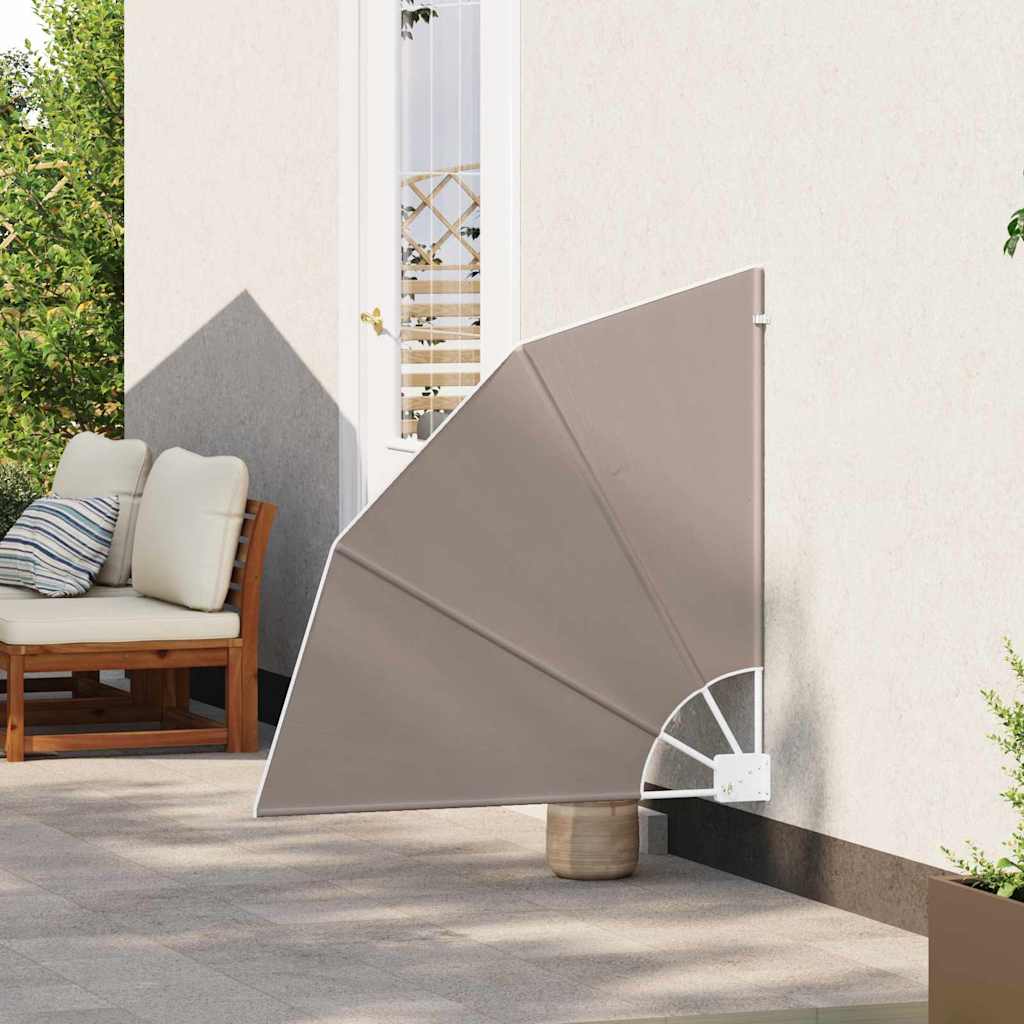 Vidaxxl brise-vue pour balcon taupe 115 x 115 cm polyester