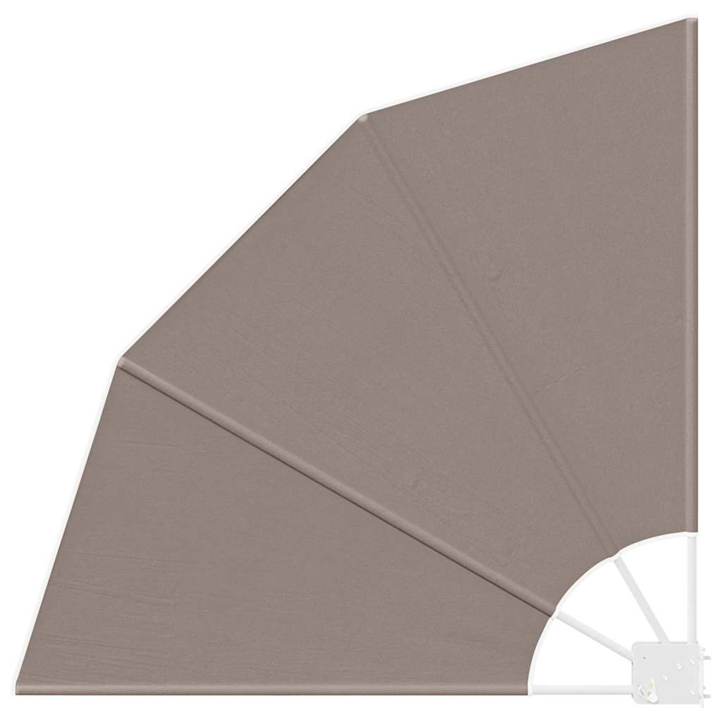 Vidaxxl brise-vue pour balcon taupe 115 x 115 cm polyester