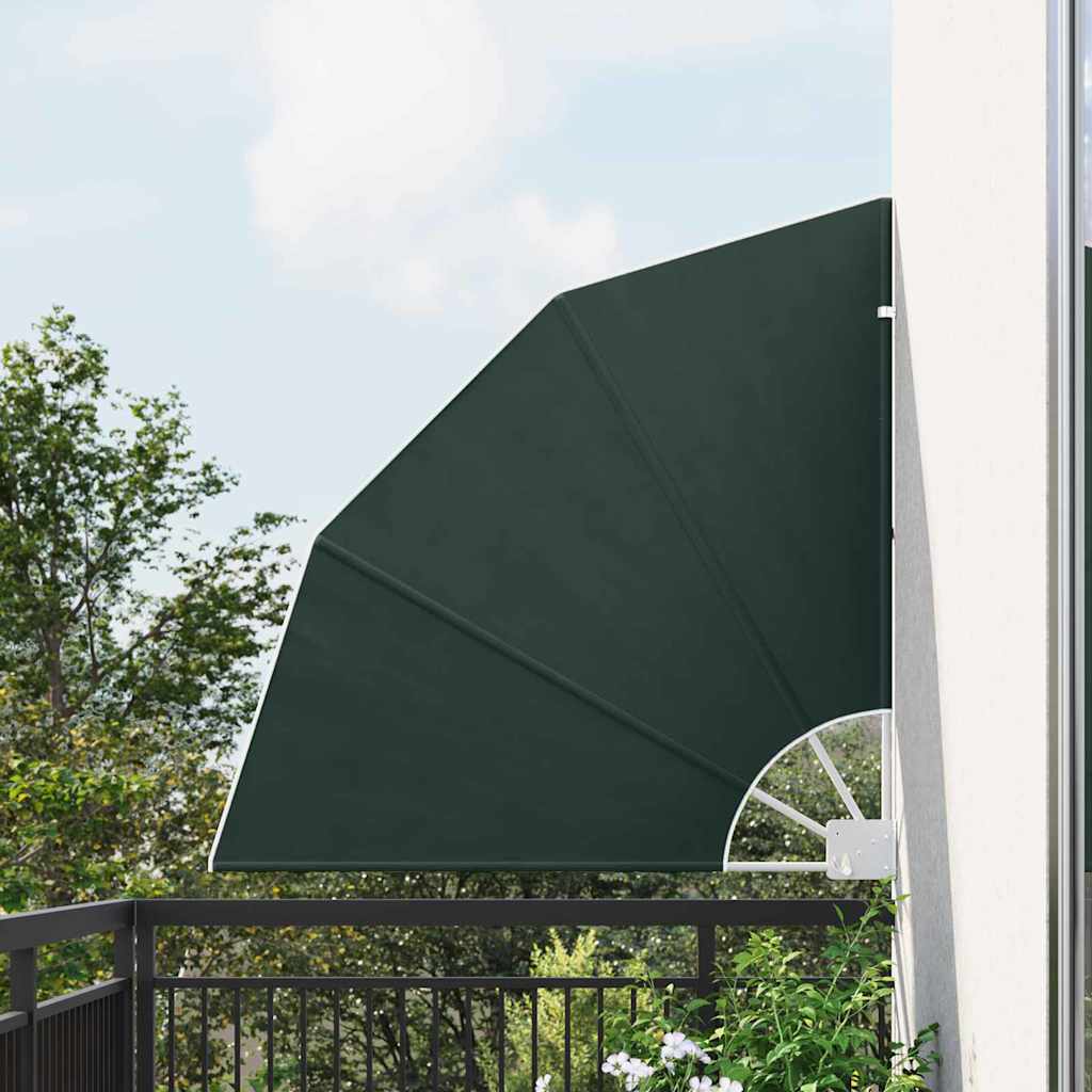 Vidaxxl brise-vue pour balcon vert foncé 115 x 115 cm polyester