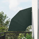 Vidaxxl brise-vue pour balcon vert foncé 115 x 115 cm polyester