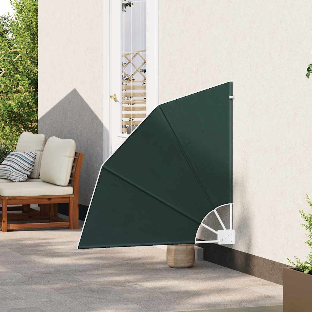 Vidaxxl brise-vue pour balcon vert foncé 115 x 115 cm polyester